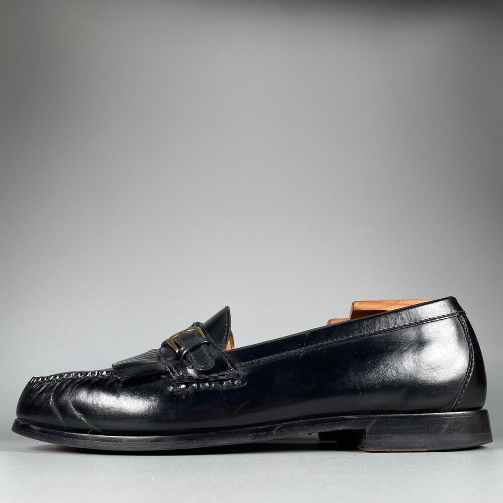 Cole Haan Men's Size 10.5 M Black Leather Slip On Loafers Dress Shoes Casual GUC